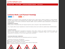 Tablet Screenshot of lenfomanedir.com